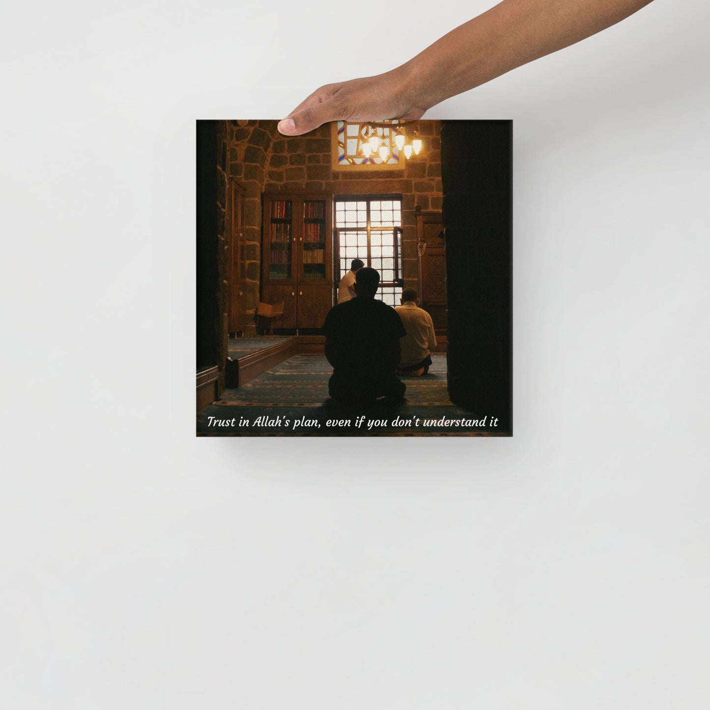 Trust Allah's Plan Canvas Islamic Wall Art Decoration