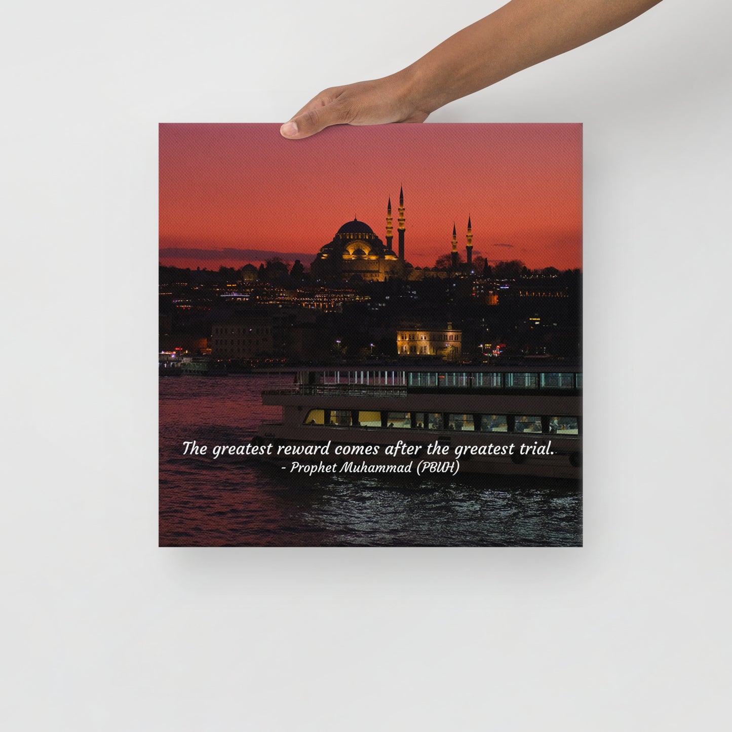 Greatest Trial Canvas Islamic Wall Art Decoration