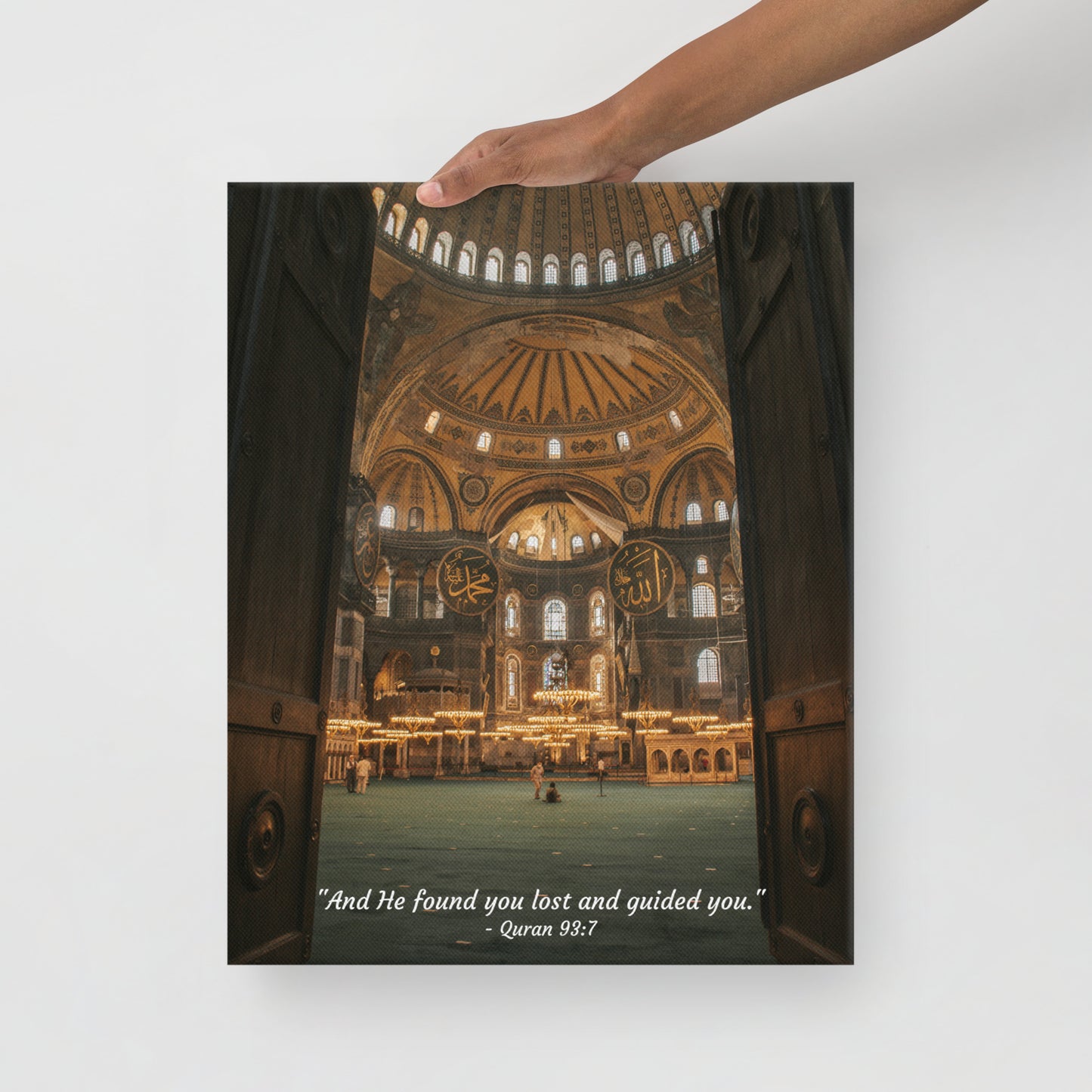 And He Guided You Canvas Islamic Wall Art Decoration